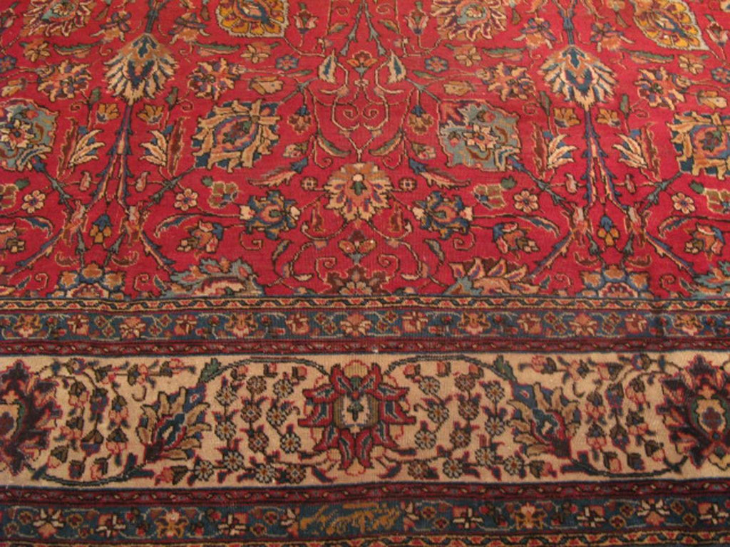9' 5" x 15' 6" Persian Tabriz Rug image 6