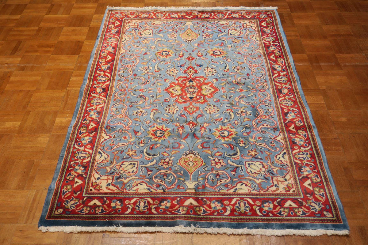 3' 5" x 5' 2" Persian Sarouk Rug image 4