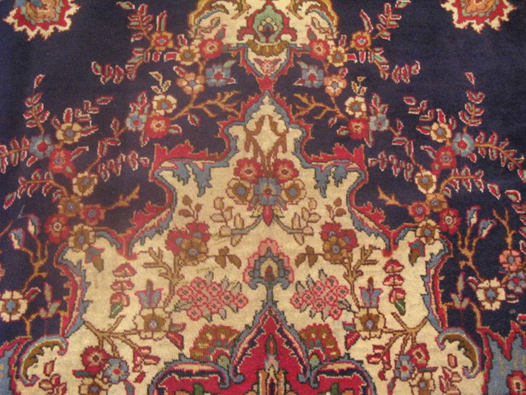 9' 6" x 12' 1" Persian Tabriz Rug image 3