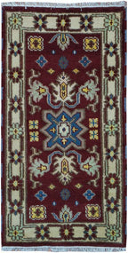 2' 0" x 4' 0" India Kazak Rug image 0
