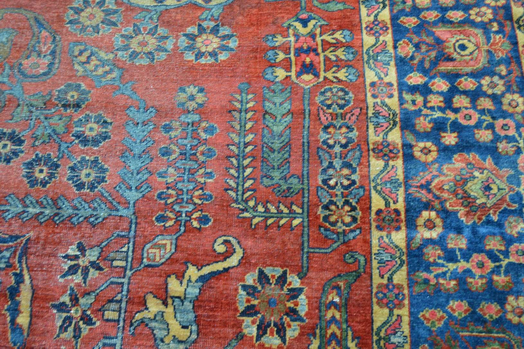 10' 5" x 13' 3" Persian Sarouk Rug image 7