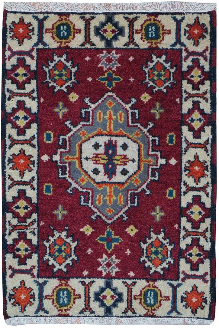 2' 0" x 3' 0" India Kazak Rug image 0