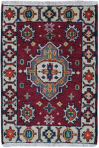 2' 0" x 3' 0" India Kazak Rug image 0