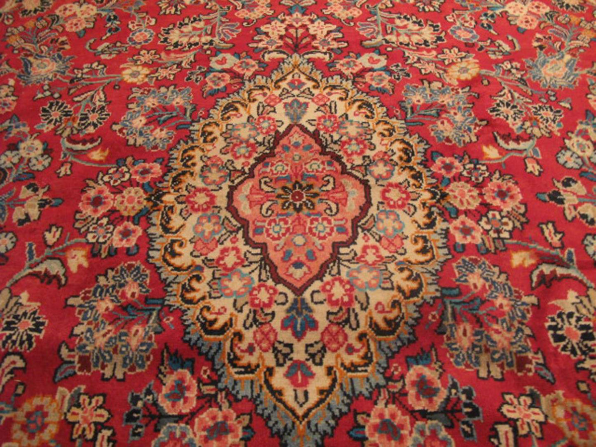 10' 6" x 14' 4" Persian Sarouk Rug image 7