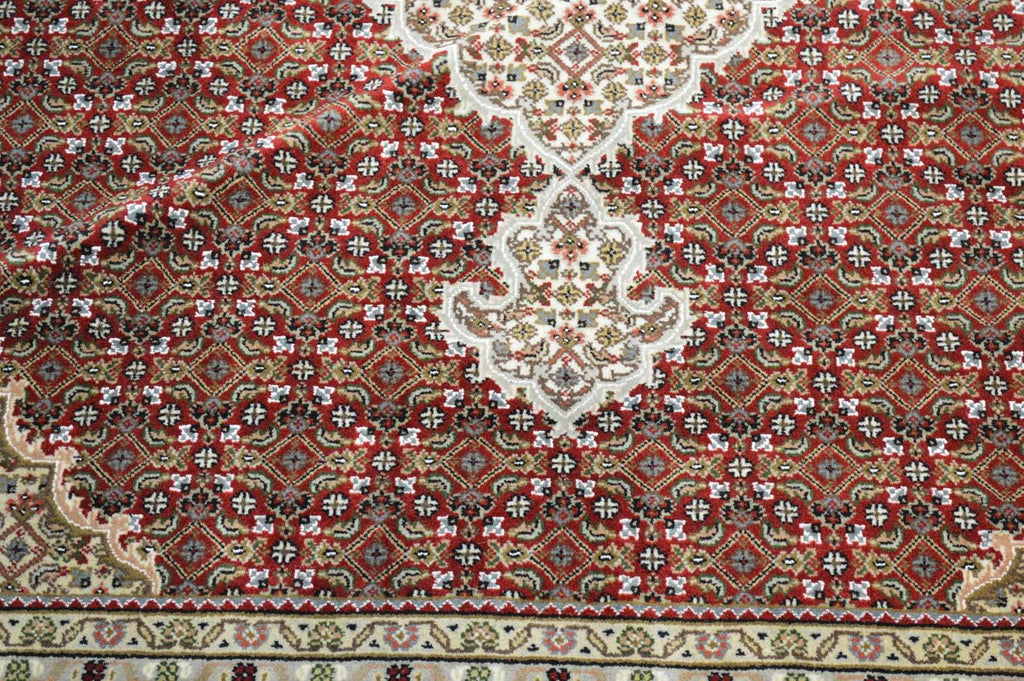 8' 1" x 8' 2" India Bijar Square Rug image 5