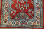 2' 9" x 8' 10" Pakistan Kazak Runner image 6