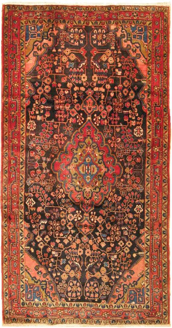 5' 5" x 9' 1" Persian Malayer Rug image 0