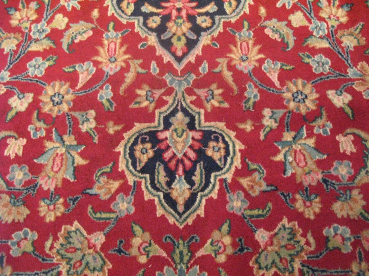 9' 1" x 13' 2" Persian Kerman Rug image 9