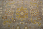 9' 2" x 12' 1" India Oushak Rug image 8