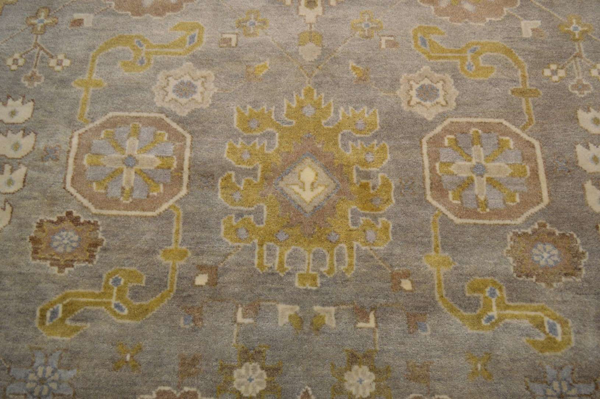 9' 2" x 12' 1" India Oushak Rug image 8