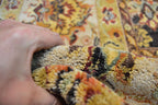 7' 9" x 8' 1" India Sultanabad Square Rug image 11