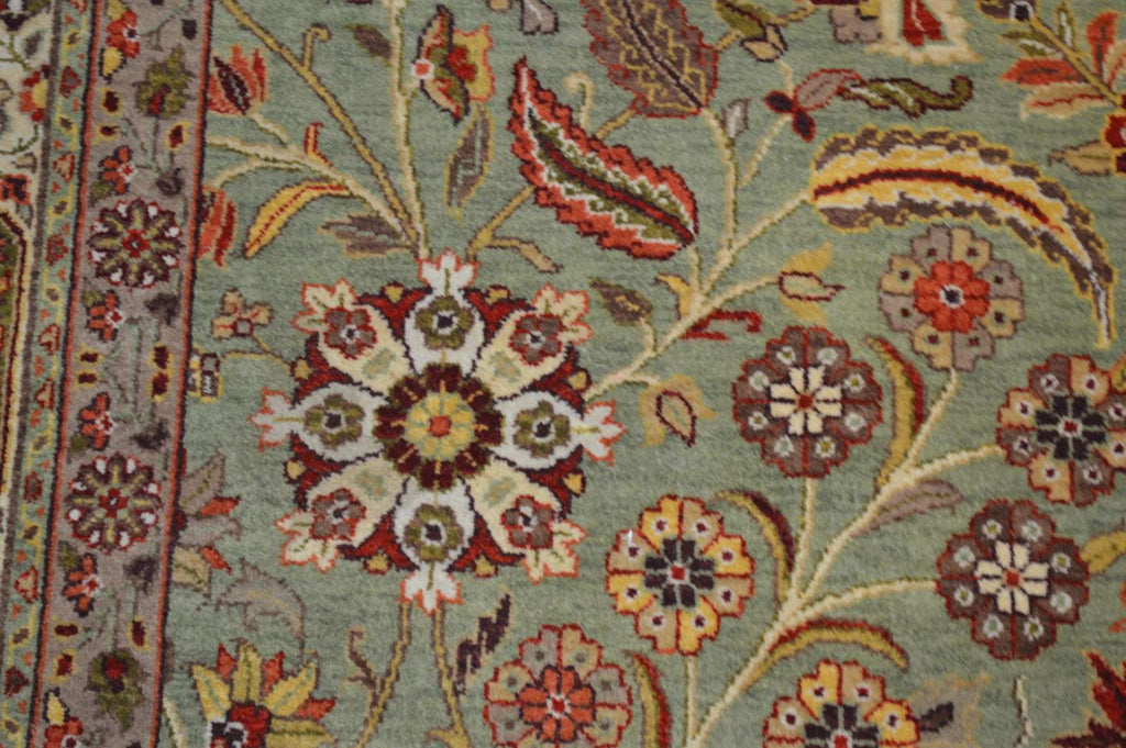 6' 1" x 6' 2" India Agra Square Rug image 3