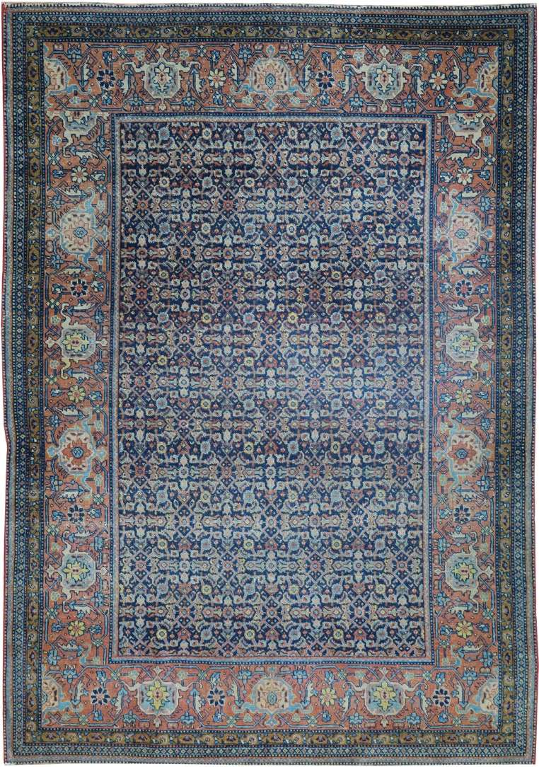 4' 4" x 6' 2" Vintage Tabriz Rug image 0