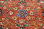 9' 9" x 13' 6" Pakistan Chobi Rug image 12