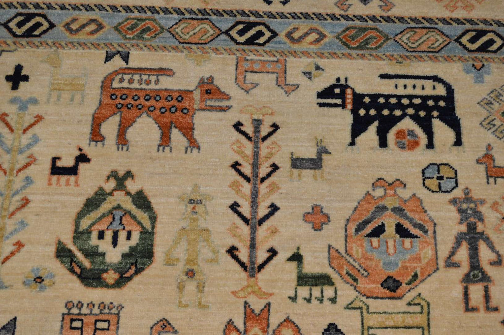 10' 0" x 14' 1" Pakistan Chobi Rug image 2