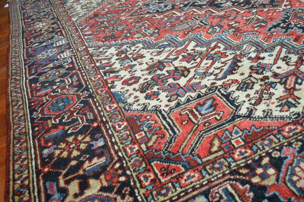 7' 4" x 8' 7" Persian Heriz Rug image 10