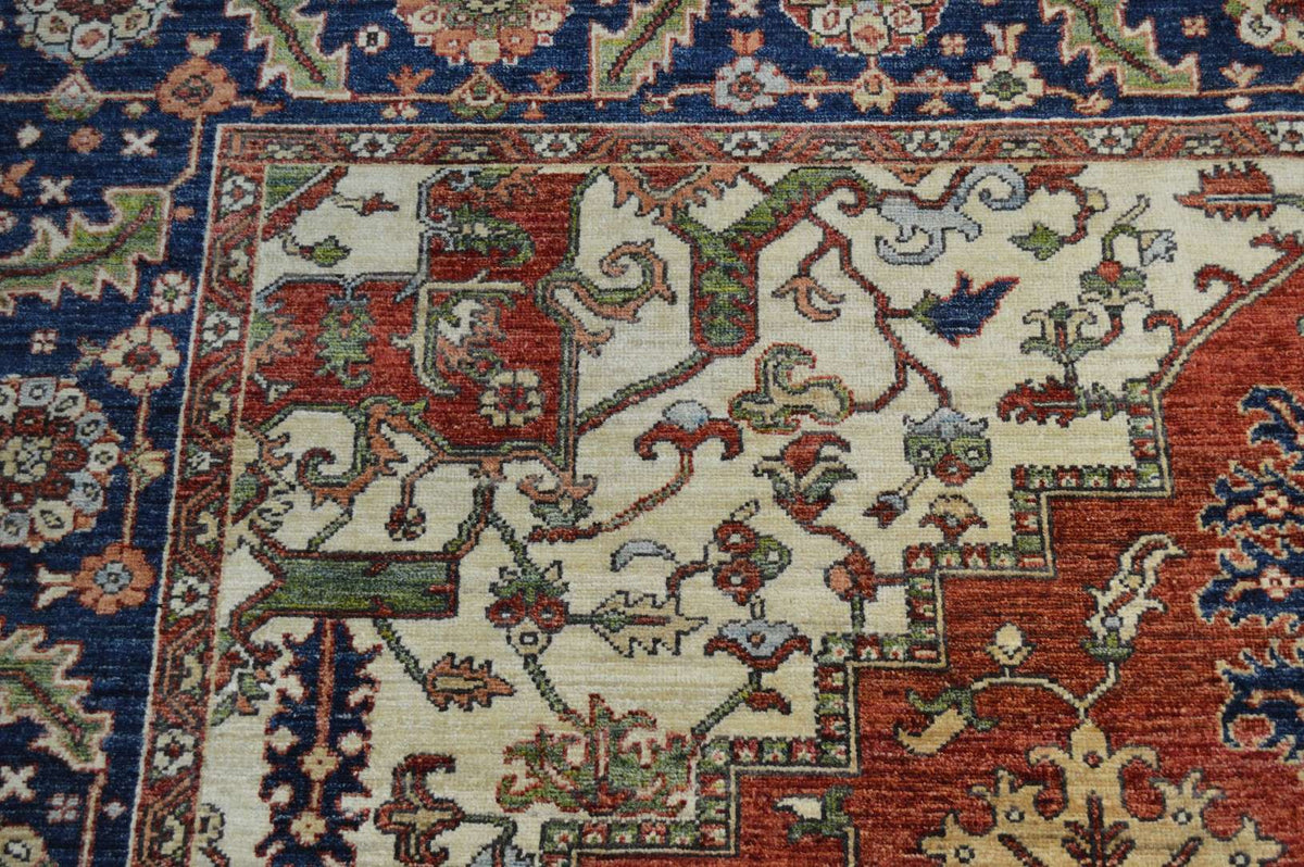 8' 1" x 10' 0" Pakistan Serapi Rug image 4