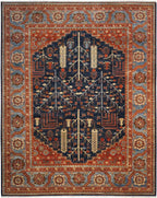 8' 2" x 10' 1" Pakistan Serapi Rug image 0