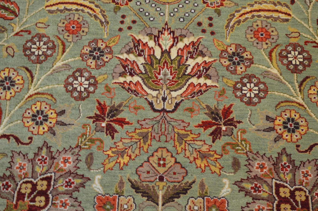6' 1" x 6' 2" India Agra Square Rug image 7