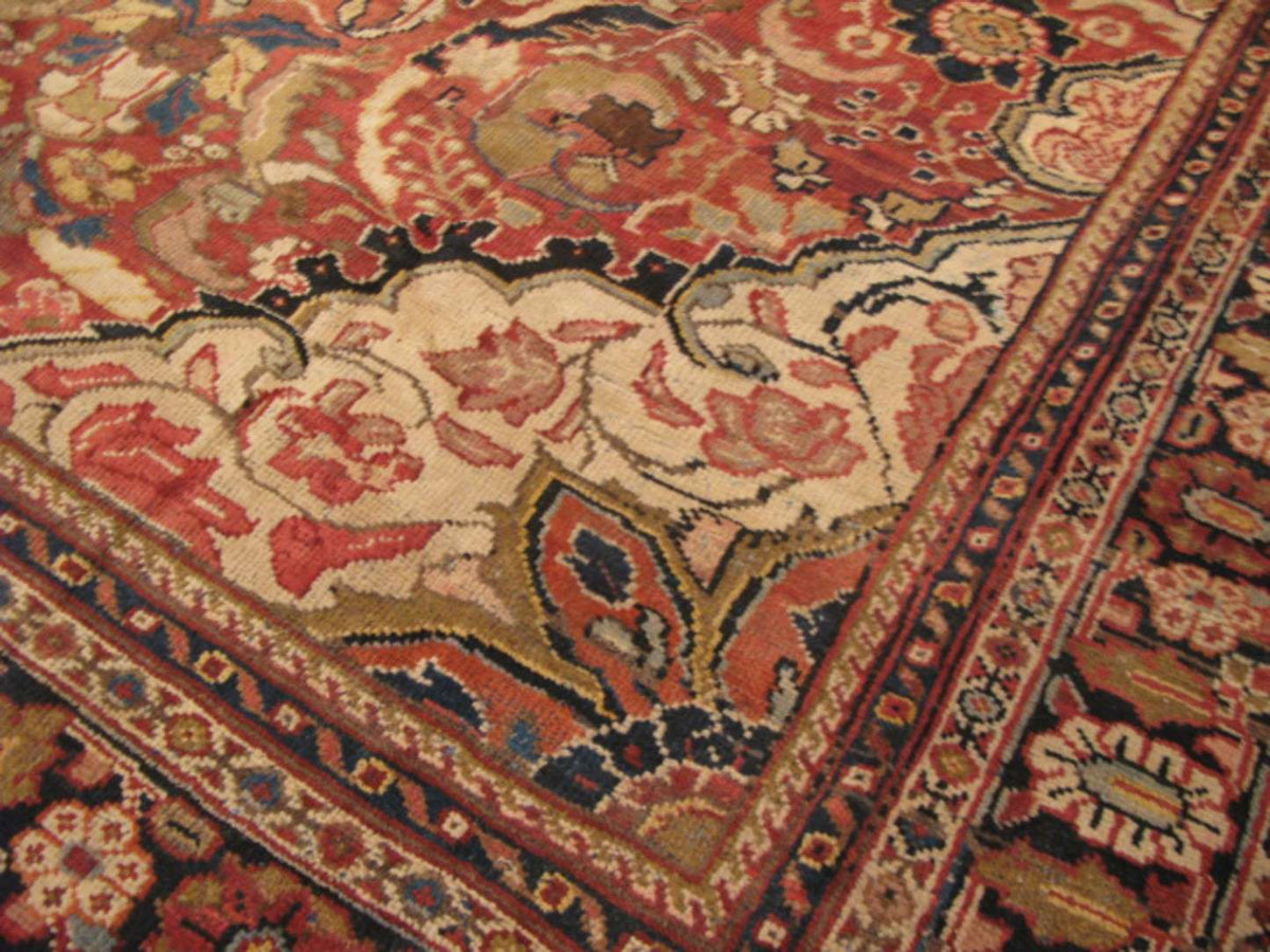 8' 7" x 12' 3" Persian Sultanabad Rug image 4