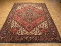 6' 5" x 9' 1" Persian Heriz Rug image 1