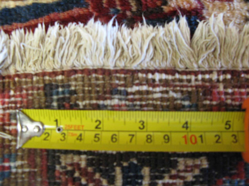 7' 0" x 10' 7" Vintage Heriz Rug image 12