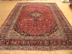 8' 1" x 12' 0" Persian Kashan Rug image 1
