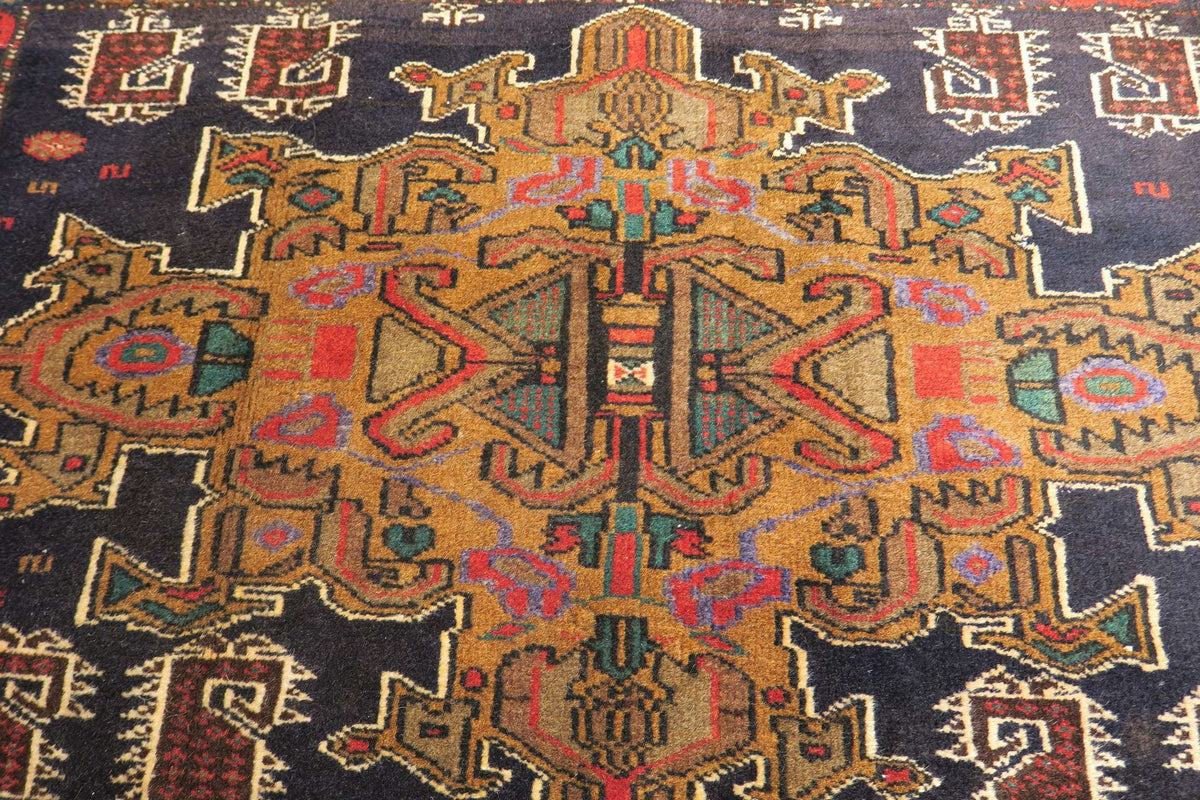 1'8'' x 2'8'' Persian Baluch Rug image 5