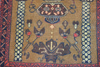 2' 7" x 4' 2" Afghanistan Belouch Rug image 8