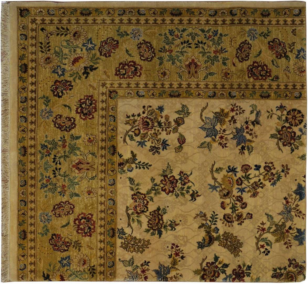 3' 9" x 4' 3" India Agra Rug image 0
