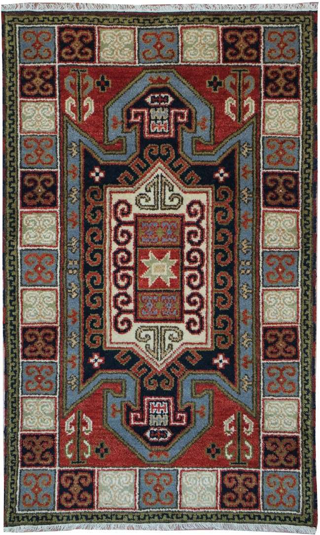 3' 0" x 5' 0" India Kazak Rug image 0