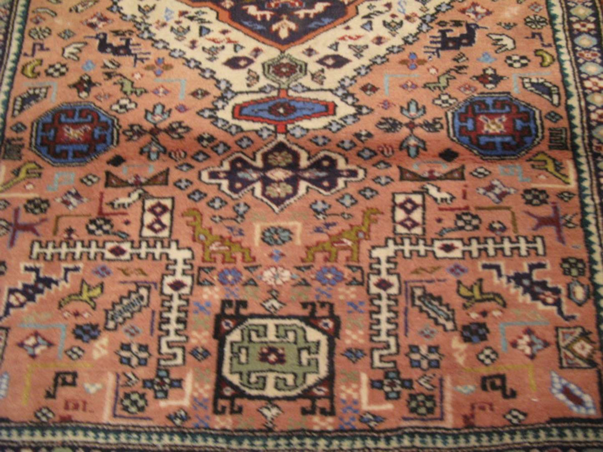 3' 6" x 3' 7" Persian Ardabil Square Rug image 6