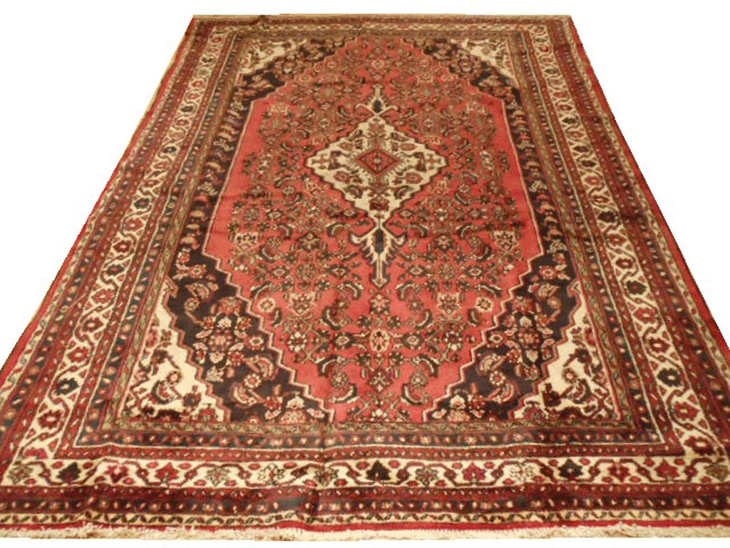 6' 9" x 10' 3" Persian Hosseinabad Rug image 0