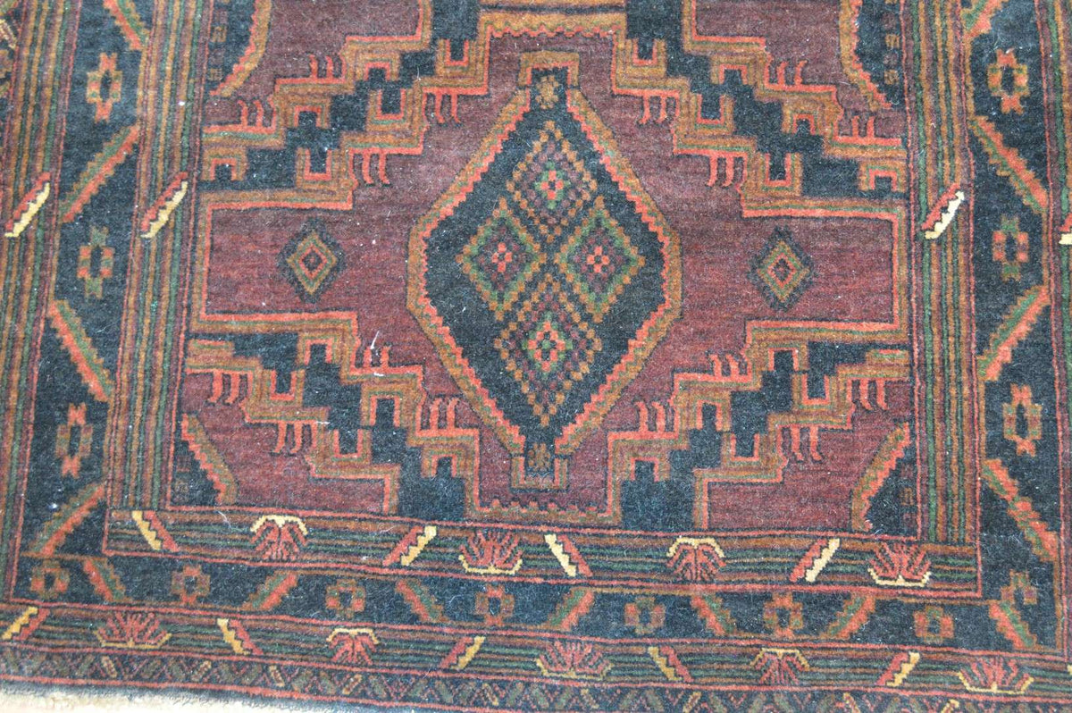 3' 9" x 6' 8" Afghanistan Belouch Rug image 3