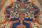 9' 0" x 11' 8" Pakistan Serapi Rug image 5