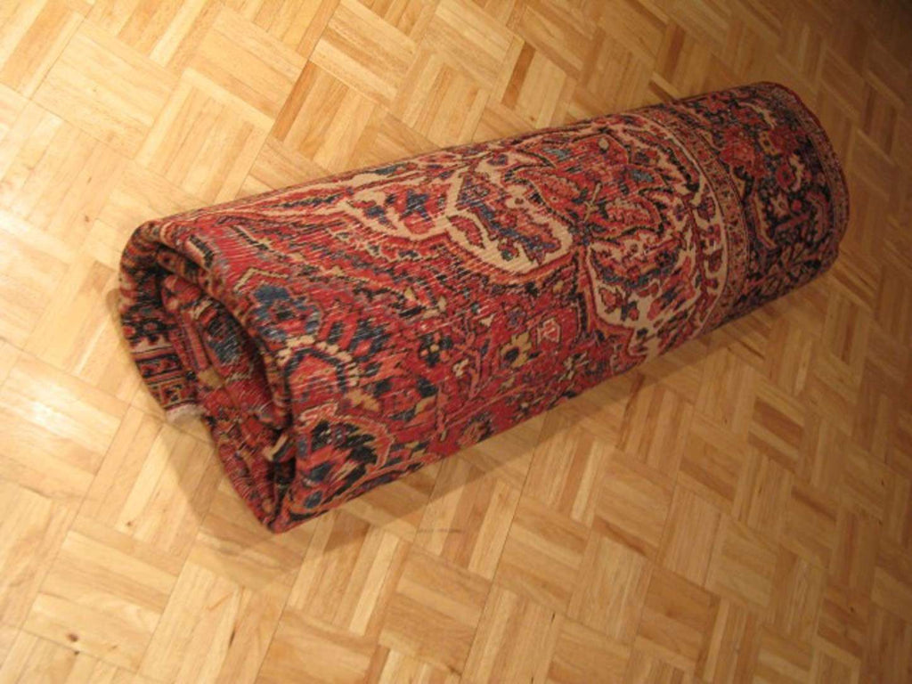 8' 2" x 11' 8" Persian Heriz Rug image 11