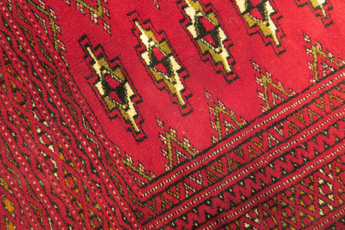 1' 9" x 4' 3" Vintage Turkeman Rug image 0