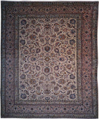 11' 3" x 13' 5" Persian Tabriz Rug image 0
