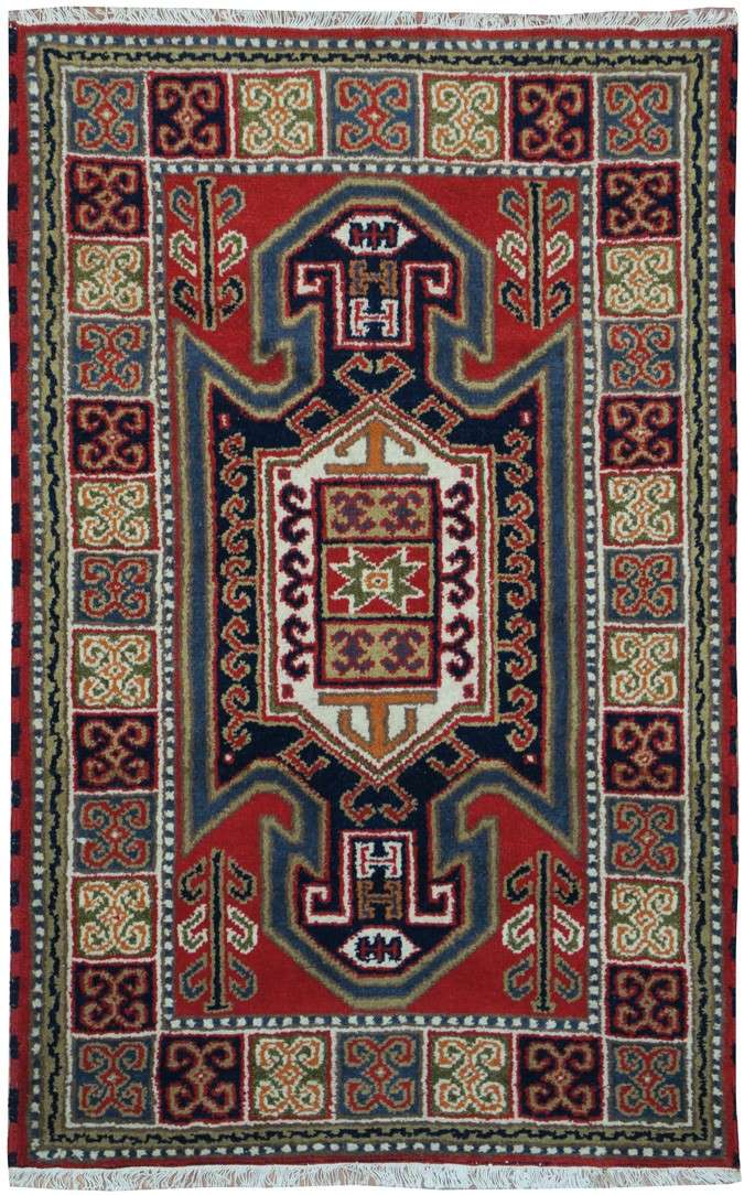 3' 0" x 5' 0" India Kazak Rug image 0