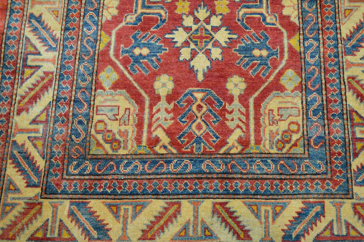 3' 8" x 5' 8" Pakistan Kazak Rug image 11