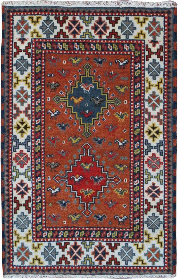 3' 0" x 5' 0" India Kazak Rug image 0