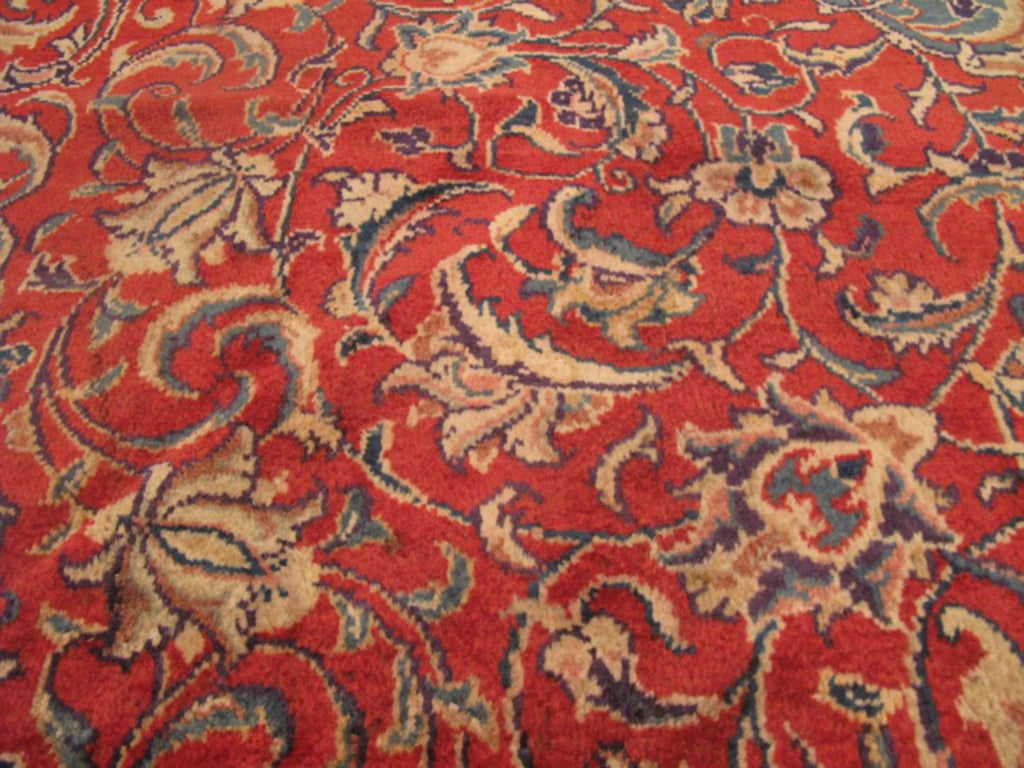 9' 8" x 13' 1" Persian Sarouk Rug image 6