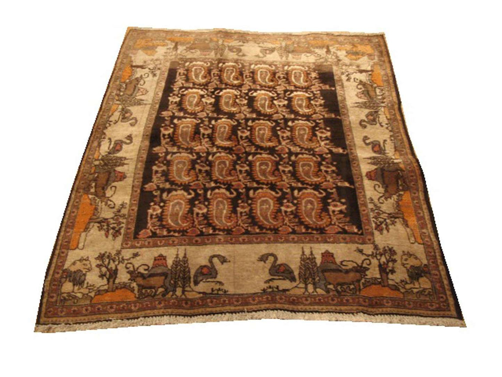 6' 5" x 8' 2" India Kilim Rug image 0