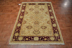 4' 1" x 6' 3" Pakistan Mogul Rug image 1