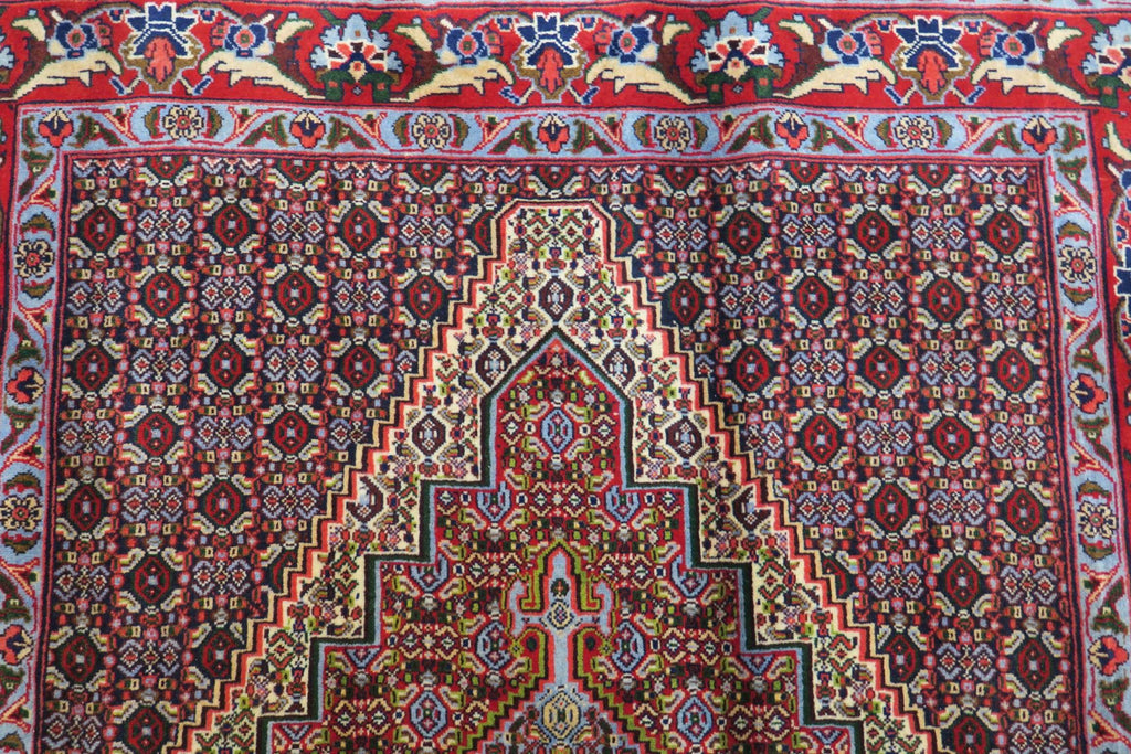 4' 2" x 5' 2" Persian Sanandaj Rug image 7