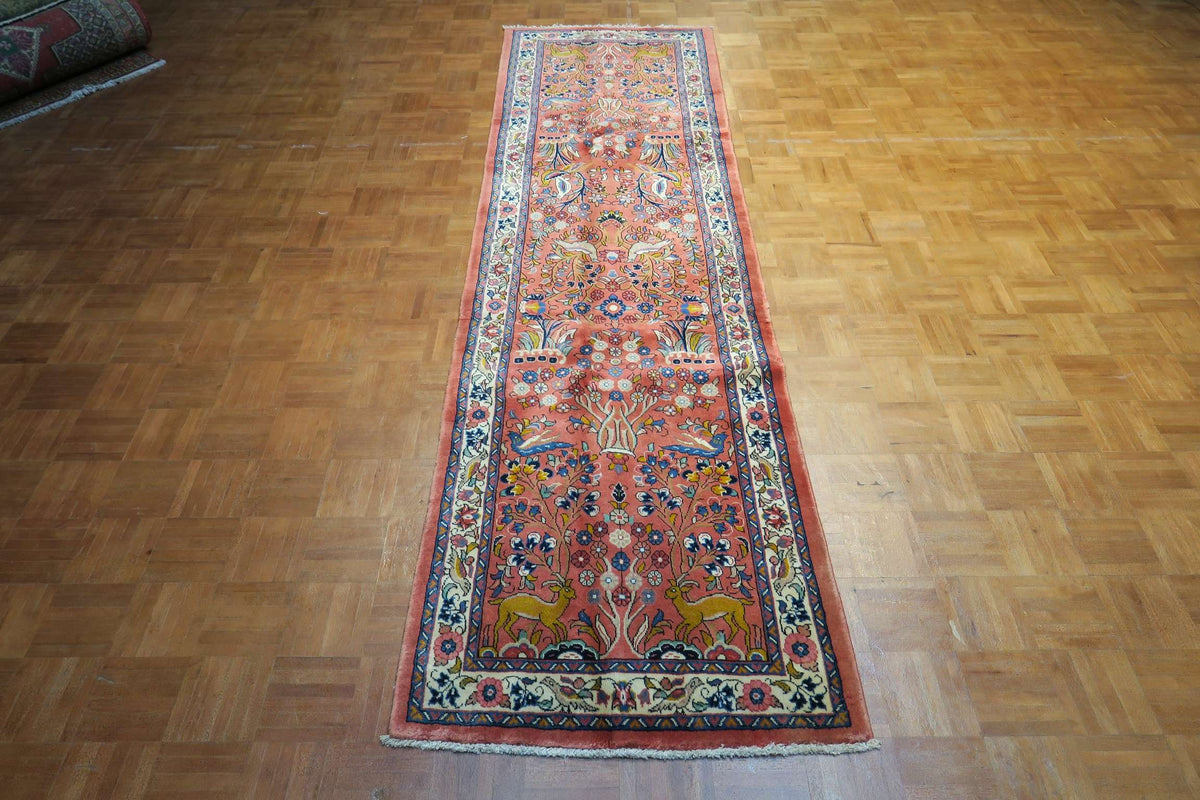 2'6'' x 9'3'' Persian Sarouk Runner image 2