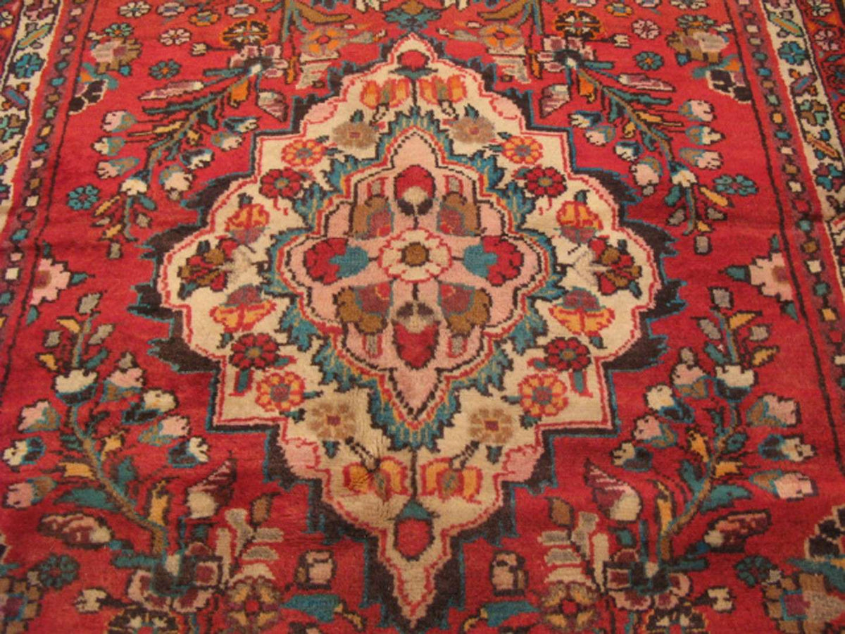 3' 6" x 10' 3" Persian Hosseinabad Runner image 2