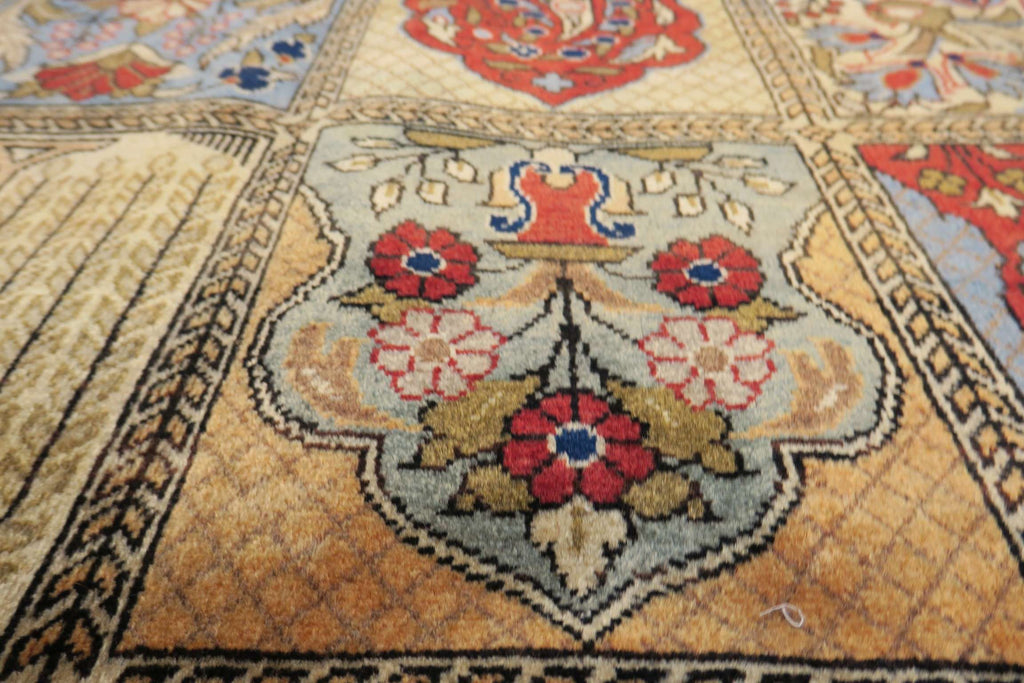 8' 8" x 12' 6" Vintage Shahreza Rug image 9