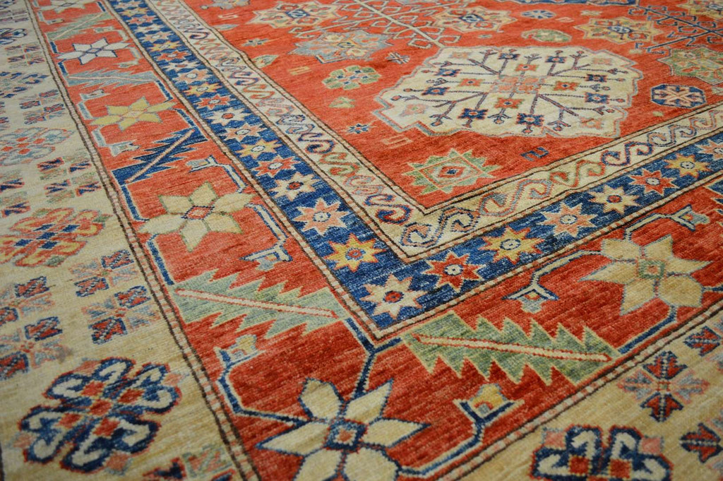 10' 1" x 10' 5" Pakistan Kazak Rug image 8