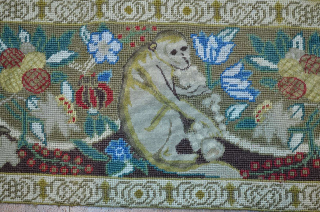5' 6" x 8' 6" French Needlepoint Rug image 8